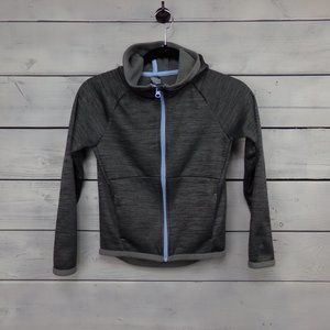 C9 Champion Girl's Full Zip Hooded Sweatshirt-Gray